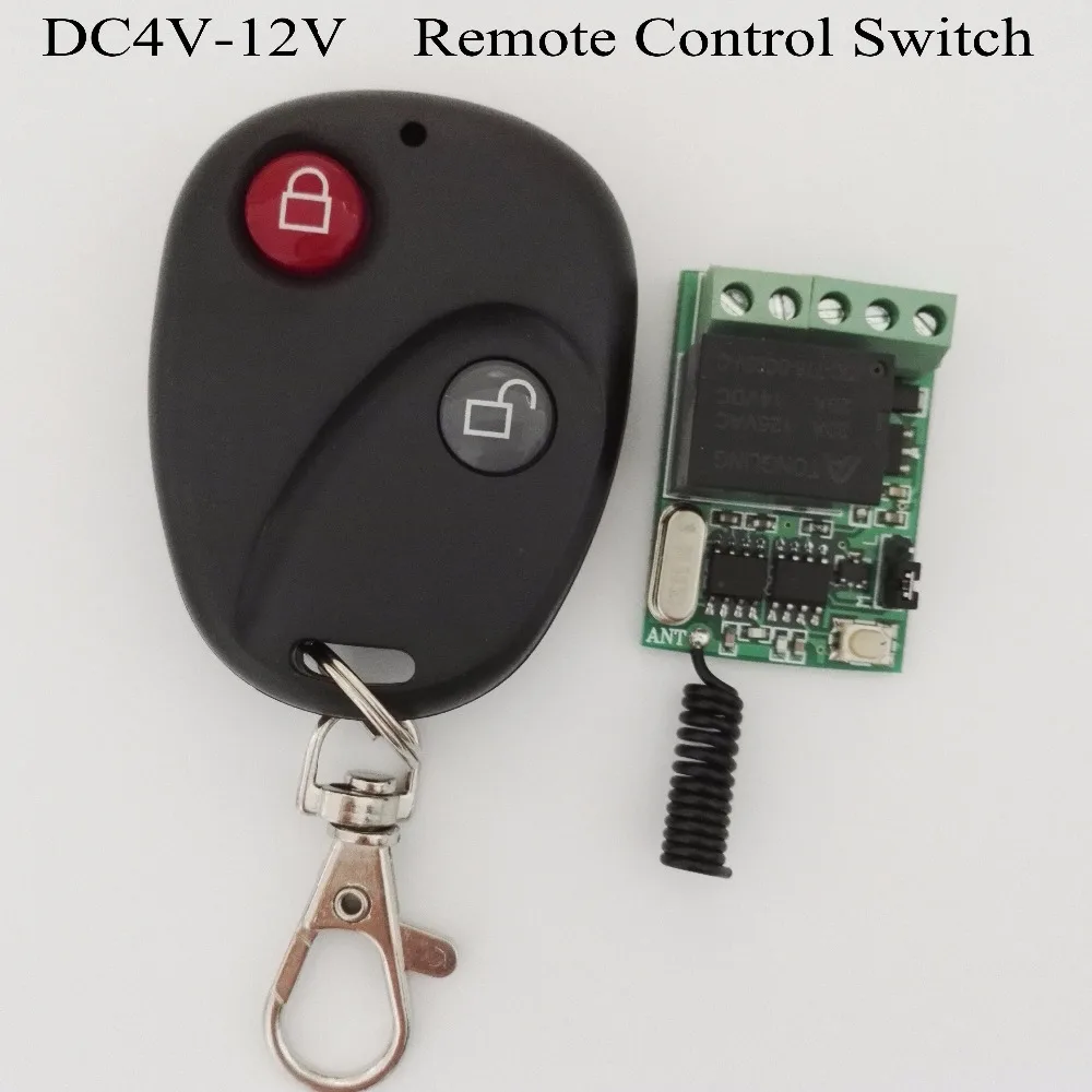 Remote Control Switches DC 5V 1CH Relay Receiver Mini Small Micro Wireless Power Light LED Lamp Remote Control Switch 315/433mhz