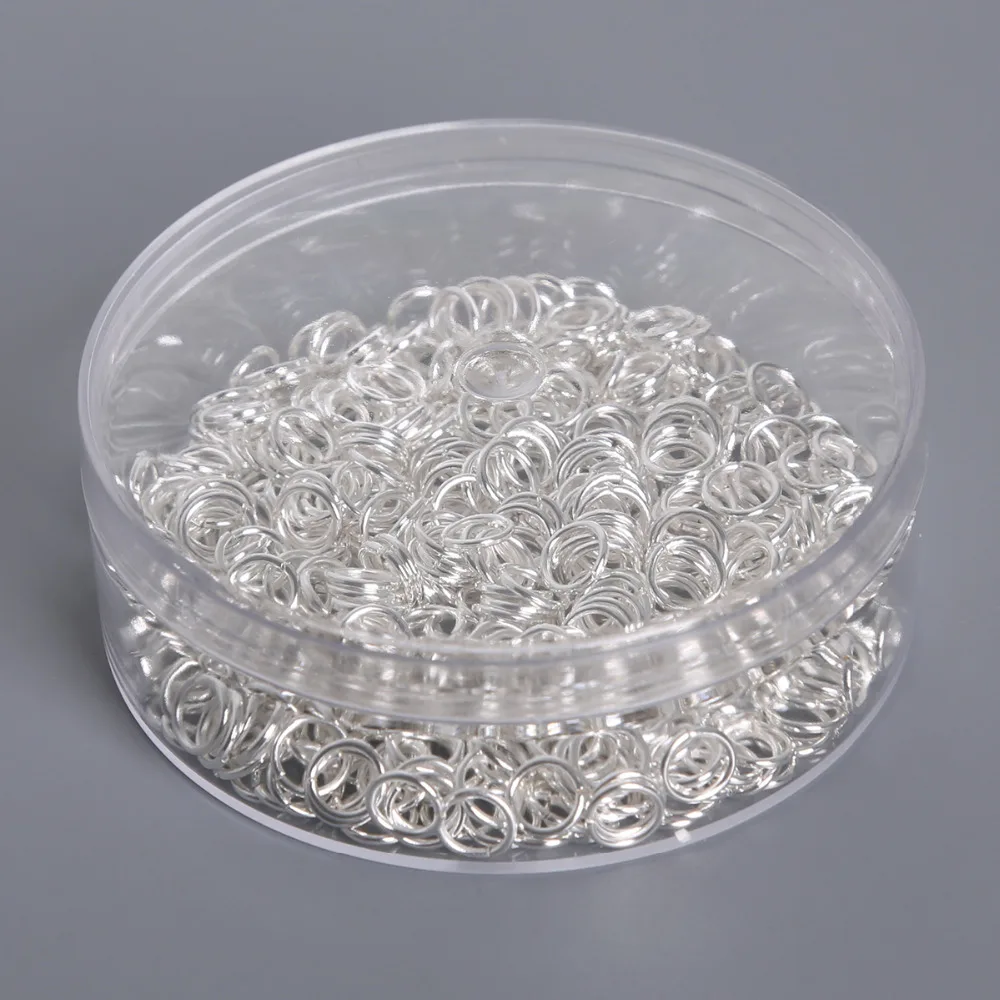 400 sztuk/pudło 0.8*6mm metalowe pierścienie Jump rod/złoty/brązowy kolor dzielone pierścienie złącza do tworzenia biżuterii akcesoria zrób to sam