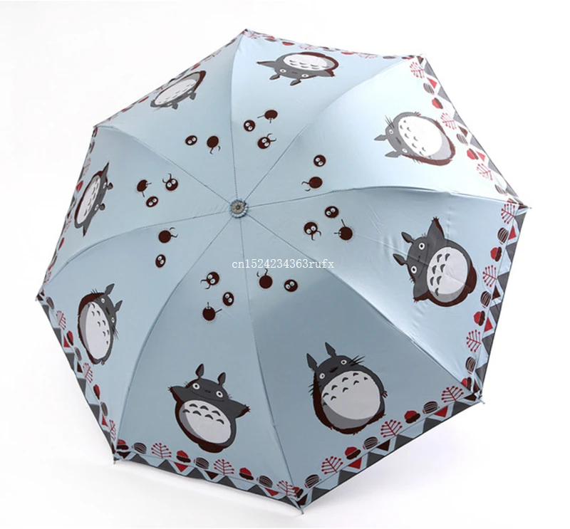 10pcs Sunny Rainy Umbrellas Cartoon  Umbrellas Cute Daily Folding Umbrella Cosplay Collection Wholesale