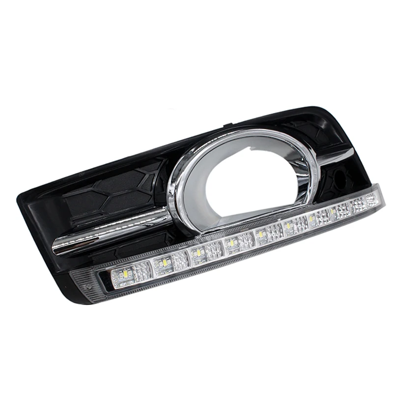 SUNKIA Waterproof LED Daytime Running Light DRL For Chevrolet Cruze (2009-2012) DRL Fog Lamp with Turn Signal Dimmed Light