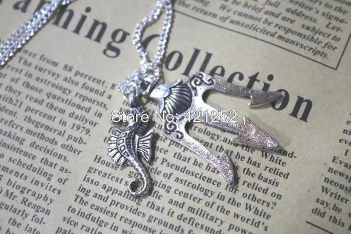 Percy Jackson Lightning Thief Trident Necklace