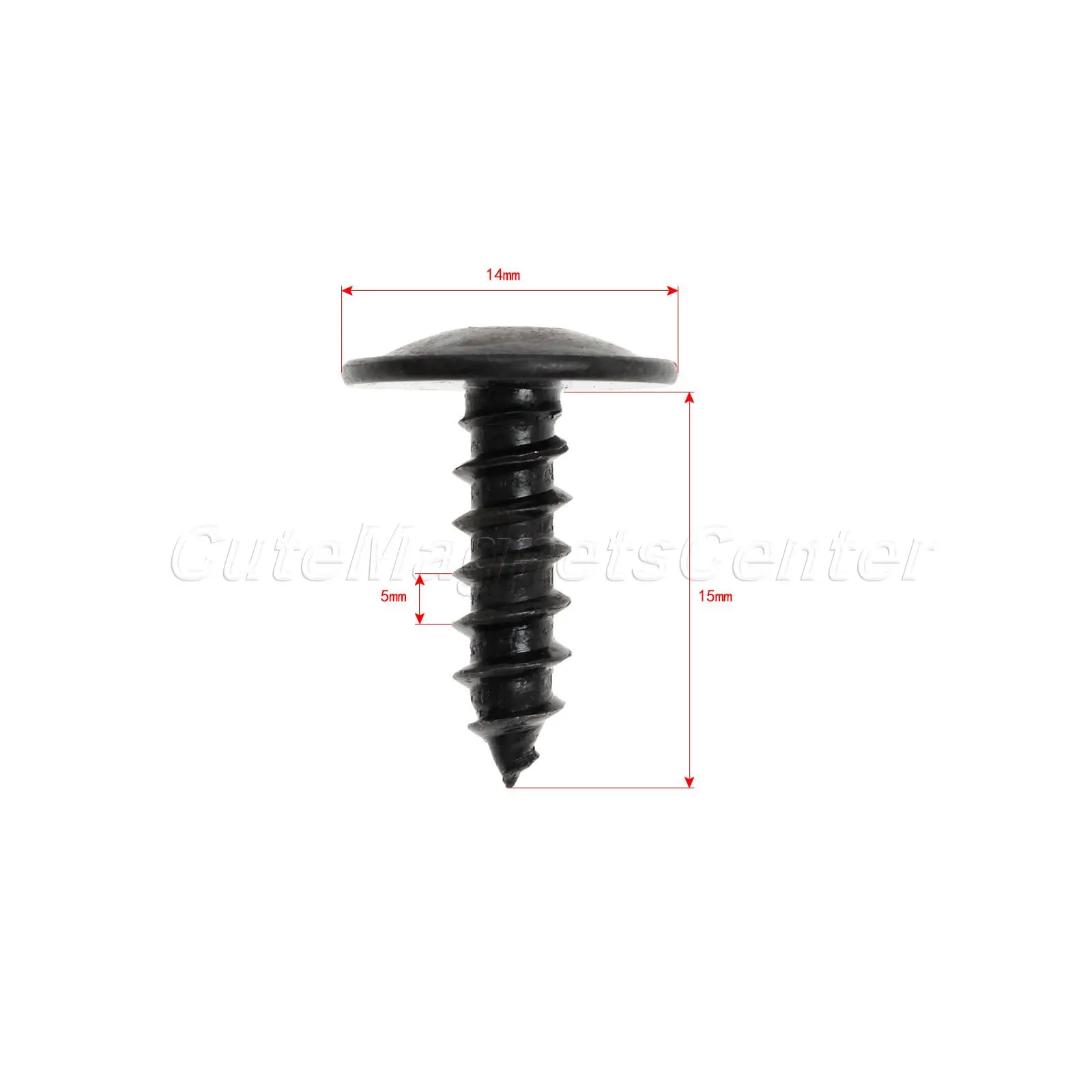 mtsooning 10pcs Engine Cover Undertray Splashguard Wheel Arch Torx Screw 5x15mm Fastener Clips N90974701 For Golf