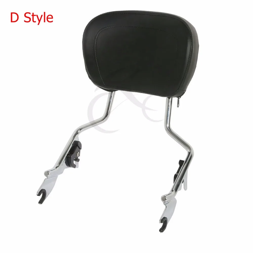 Motorcycle Detachable Backrest Sissy Bar Luggage Rack For Harley Touring Road King Street Glide Road Glide CVO FLTRXS 2014-2024