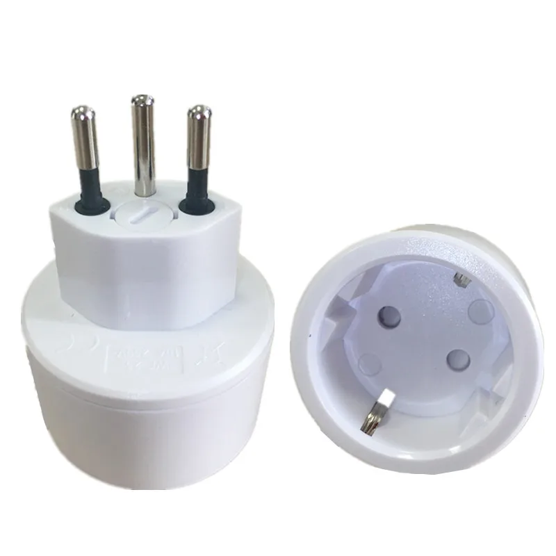 EU DE Niemcy gniazdo 3-pinowe szwajcarskie wtyczki adapter Wbudowany szwajcarski adapter konwertera wtyczki Szwajcarskie wtyczki zamieniają się na francuskie wtyczki