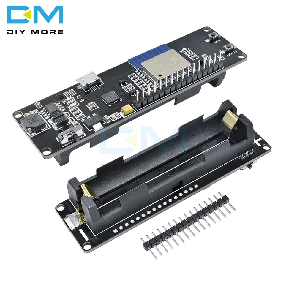 Mini ESP8266 Wifi Development Board 18650 Lithium Battery Charging Module for WeMos D1 ESP-Wroom-02 Mother Board Nodemcu PWM I2C