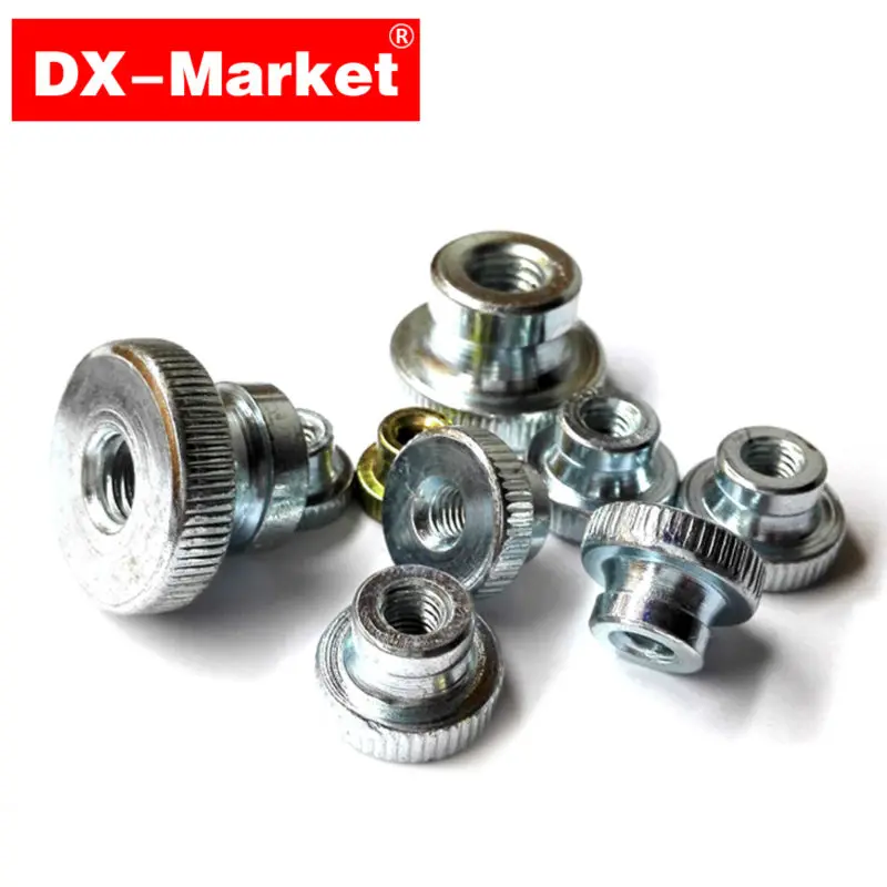 m3 Knurled nut , 100pcs Quick split nuts hand tighten knurled thumb nut m3 , din466 -B fastener ,B009