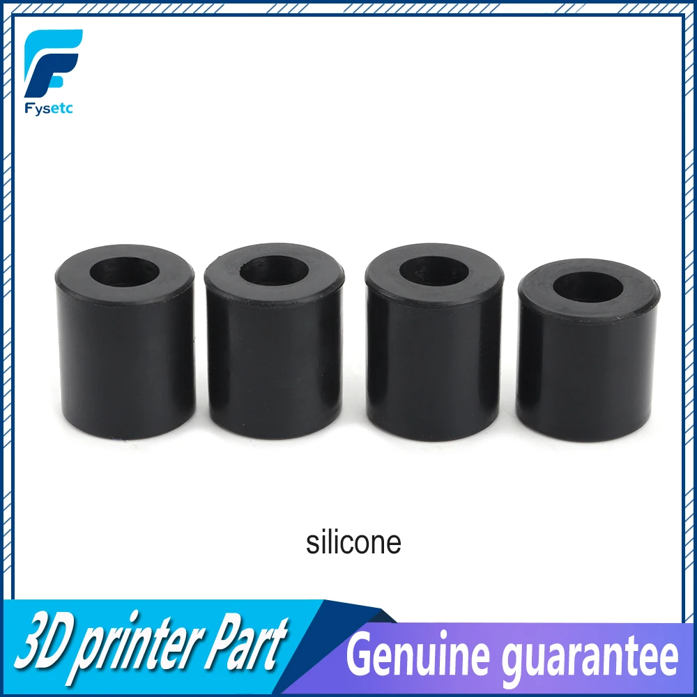 

High Temperature Silicone Solid Spacer Hot Bed Leveling Column 3pcs Long + 1PC Short For CR-10/ CR10S Ender-3 3D Printer Parts