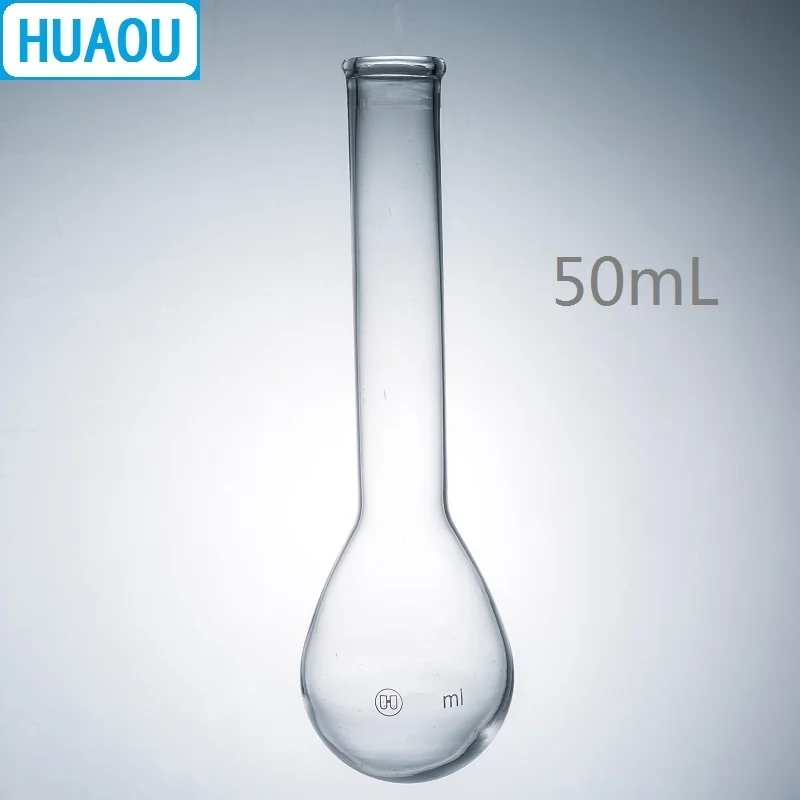 HUAOU 50mL Kiedah Nitrogen Flask Glass Laboratory Chemistry Equipment