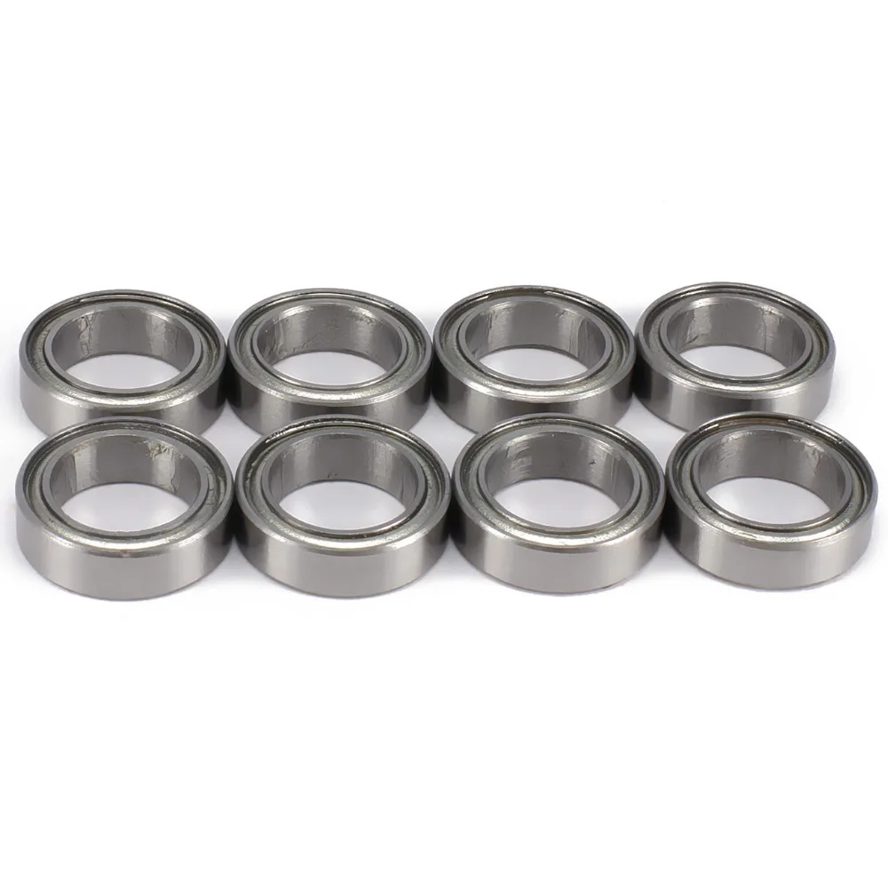 

8pcs Bearing 8*4*3mm 10*6*3mm 12*8*3.5mm For Rc Hobby Model Car 1/18 Himoto E18XBL Truck Buggy On-Road Upgraded Hop-Up Parts