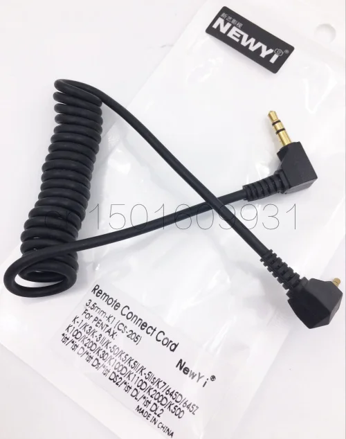 3.5mm-K1 Màn Trập Phát Hành Cable cho PENTAX K-1/K3/K-3 II/K-50/K5/K5II /K-5IIs/K7/K10D/K20D/K30/K100D Tương Thích Máy Ảnh