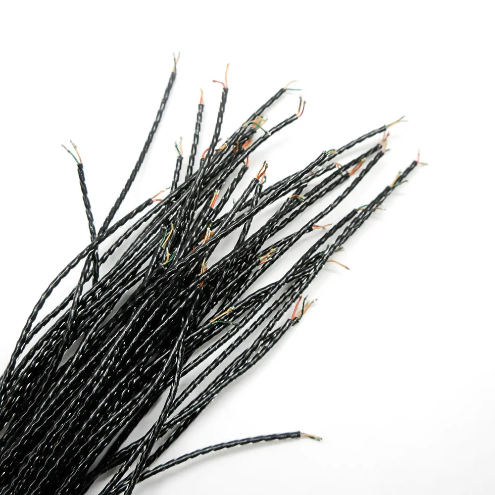 Fengru diy 1,25 m ersatz kabel audio kabel kopfhörer reparatur kabel diy kopfhörer kopfhörer wartungs kabel mit mikrofon