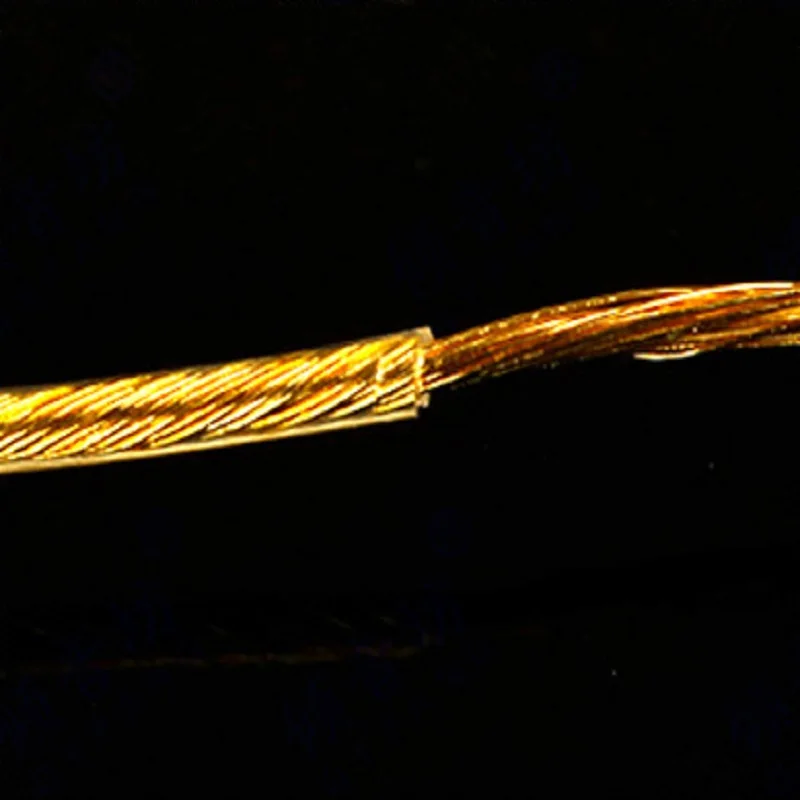 QYFANG 1.2m 1 Core Earphone Upgrade Cable Headphone 1 Drive Detachable Cord Flexible PVC Wire Gold Plated Copper Extension Line