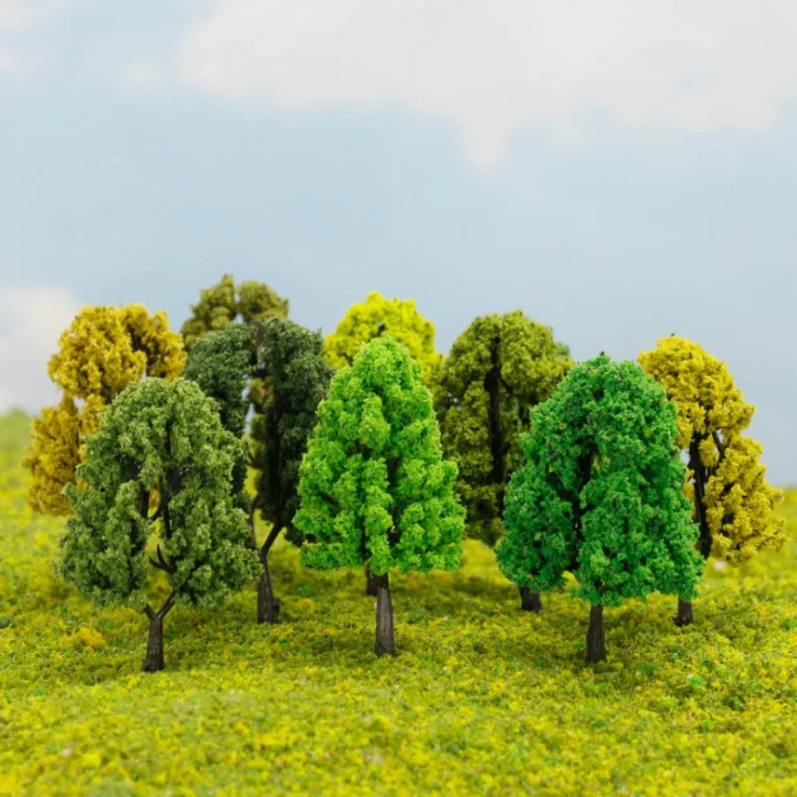 200pcs 5cm 1/200 Model Trees Architecture For Ho Train Layout Modelbouw Scene Maker Factory