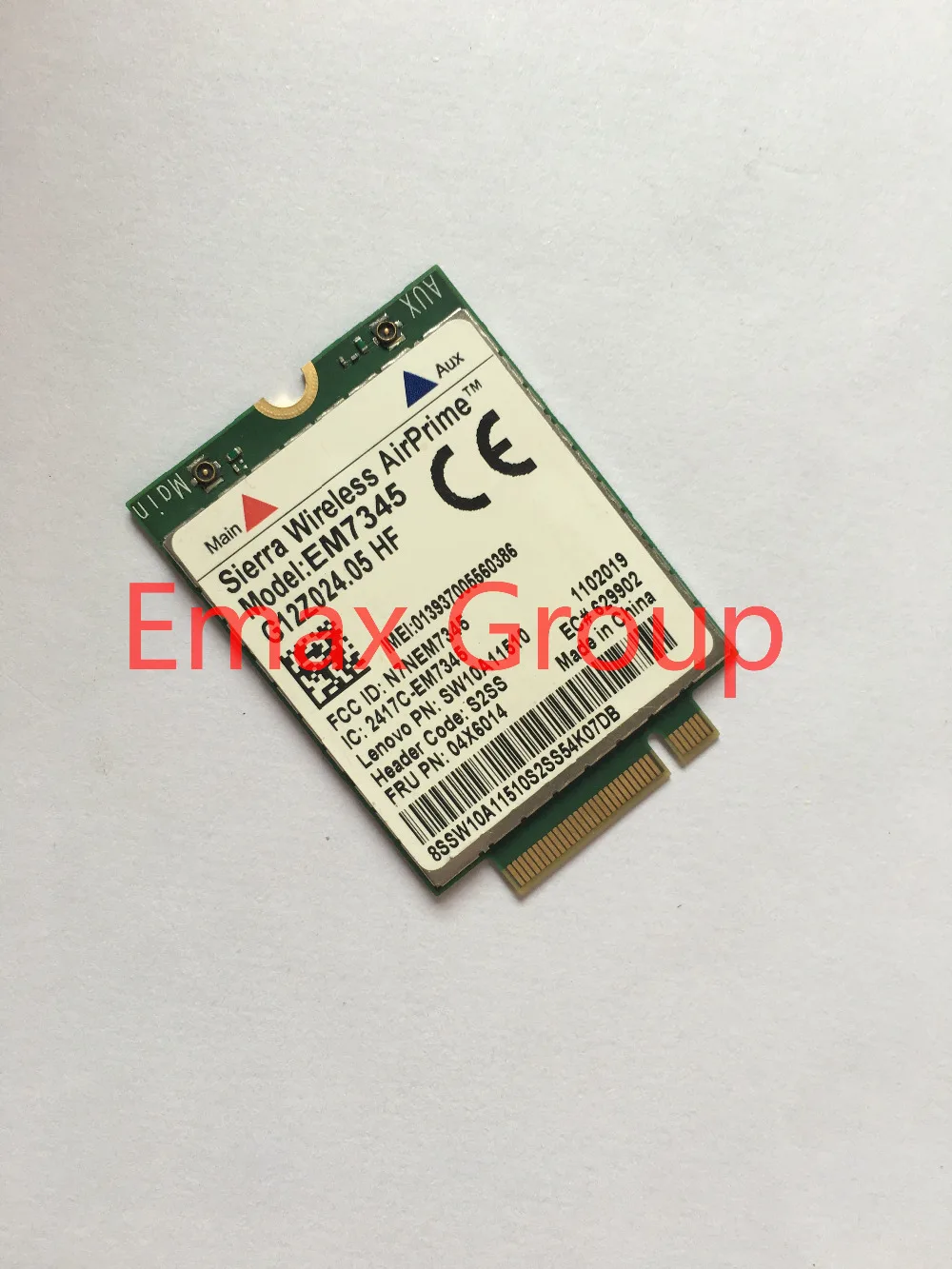 

Unlocked EM7345 FRU 04X6014 LTE-FDD NGFF M.2 Card for thinkpad T450S L440, L540,T431s,T450, T550,W541,thinkpad W550s