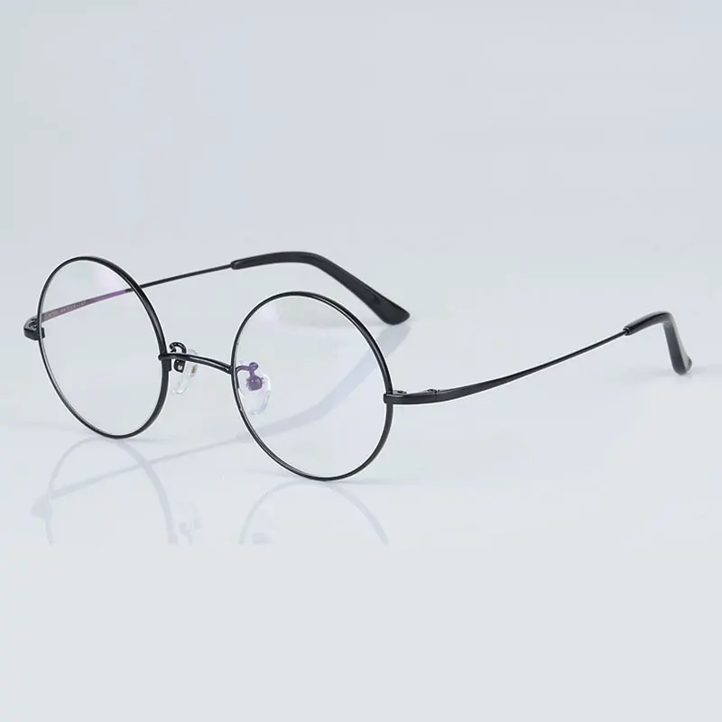 

Reven Jate 8786 Men Titanium Optical Eyeglasses Frame Round Shape Prescription Eyewear for Man Rx Spectacles Glasses Frame