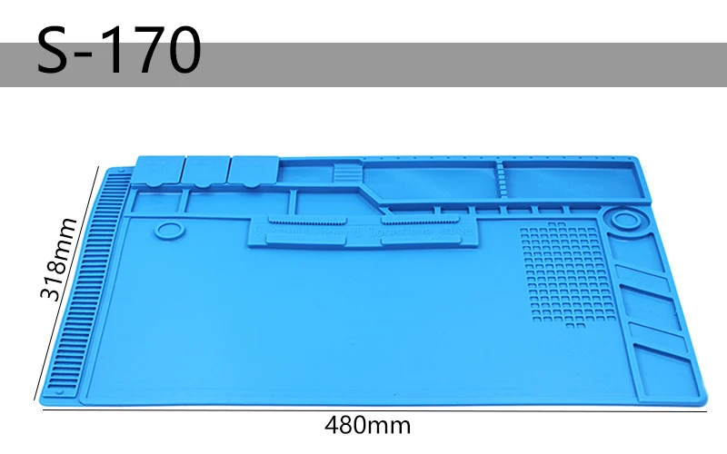 

ESD Heat Insulation Working Mat S170 S180 Insulation Pad Insulator Pad Maintenance Platform BGA Soldering Station Working Mat