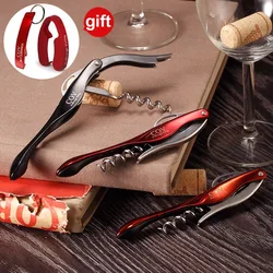 2017 New Wine Opener Waiters Corkscrew Professional All-in-one Corkscrew Bottle Opener Premium Waiter's Friend with Foil Cutter