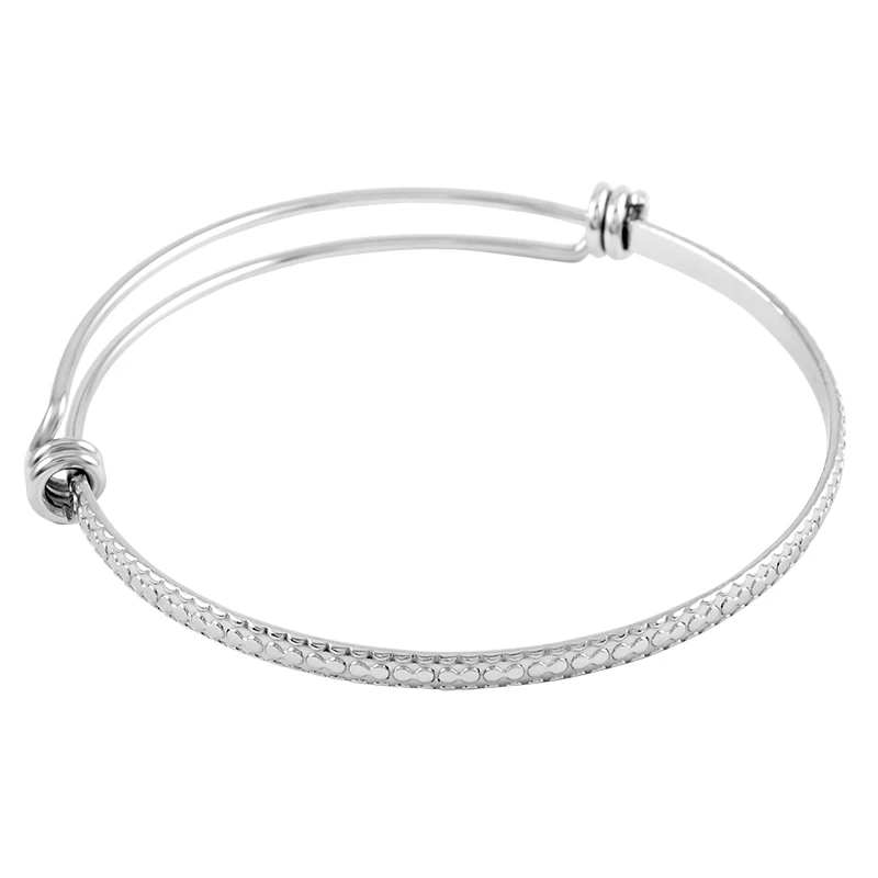 

MJB0462 50pcs/lot Fashion Bangle, Twist Wire Bangle Bracelet,Custom Charm Bracelet, Stainless Steel Adjustable Twisted Bangle