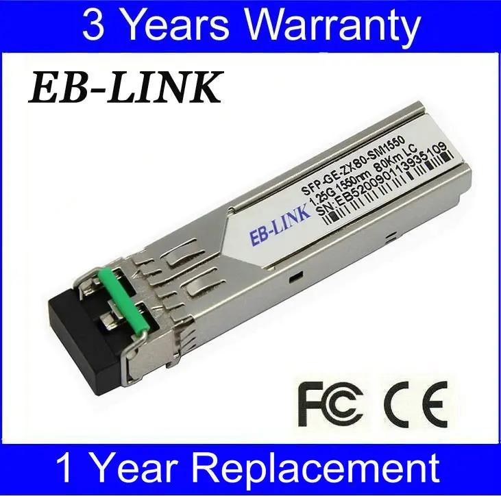 

New SFP-GE-S80K ZTE Compatible 1.25G 70-80km SFP Transceiver module