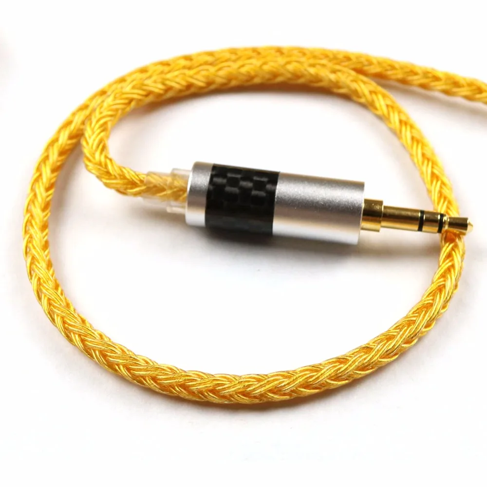 Free Shipping Haldane 16Cores  A2DC jack Cable 3.5mm Plug Upgrade Cable for CKR100 CKR90 CKS1100 LS50 E70 Headphones