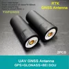 스파이럴 GNSS 안테나 TOP107, 라이트 드론 RTK 지원, GPS GLONASS Beidou 위성 내비게이션 시스템, 공중 UAV / UGV 안테나, 2 개 1