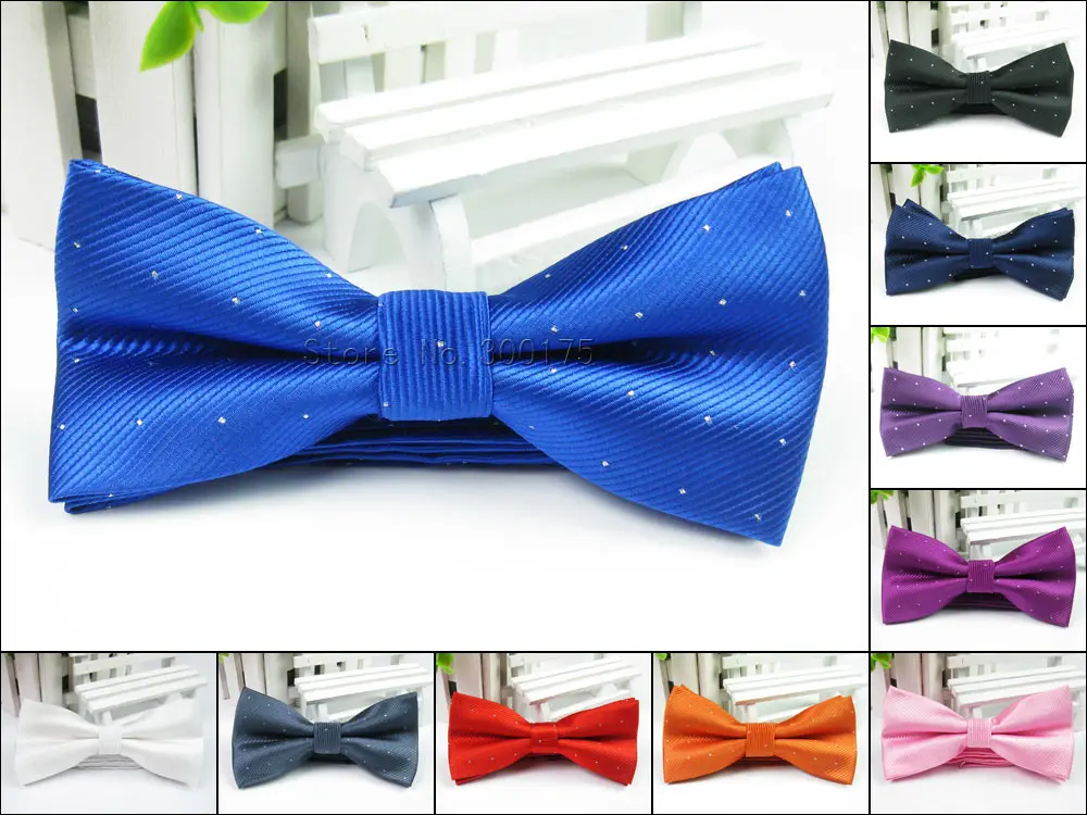 2018  Bow Ties For Male  Business Suite Shirt Cravate Wedding  Silver Thread  Lurex Shining Jacquard Bowtie