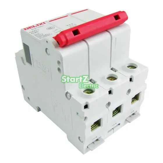 16A 3P "C" Curvers 6KA Miniature Circuit Breaker DZ47S DELIXI MCB