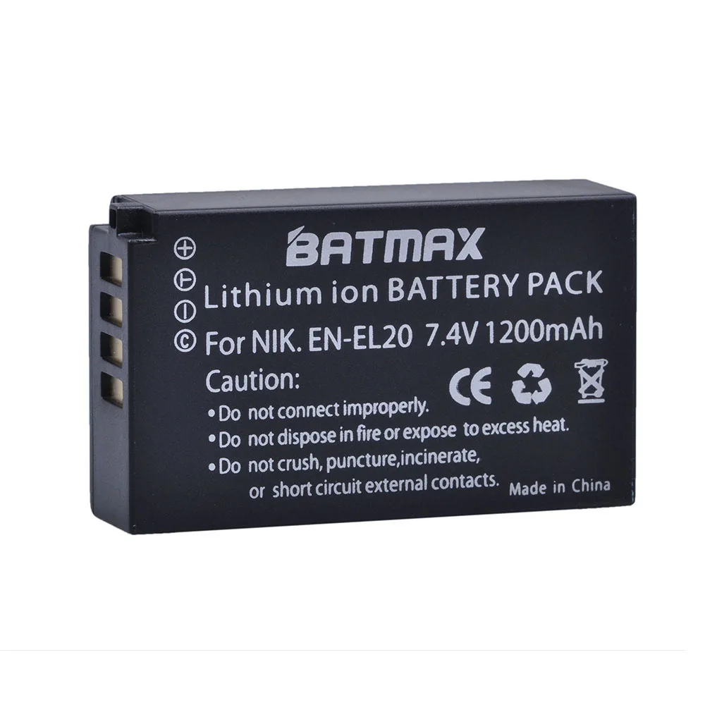 充電式リチウムイオンバッテリーパックEN-EL20,nel20,enel20,j1,j2,j3,s1,カメラ用,z1