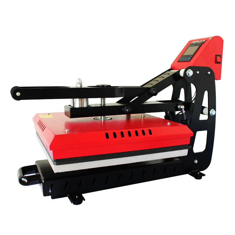 Manual Heat Press Machine Flat Small Drilling Rig Printed T-shirt Hot Stamping Machine AP1715 Thermal Transfer Equipment