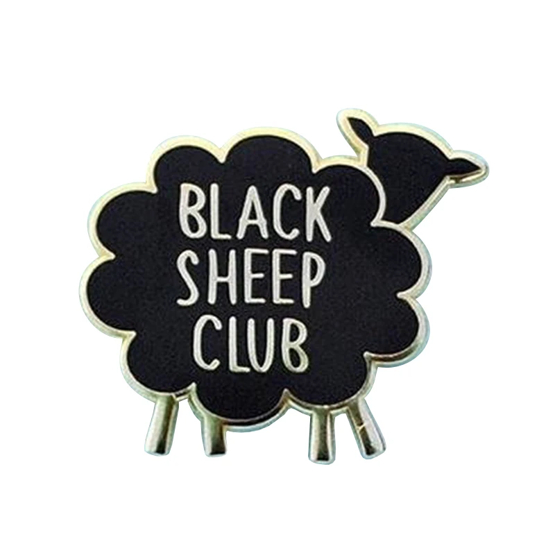 Black Sheep Club, Lapel Pin Enamel Pin