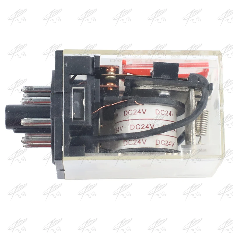 MK2P MK-3P  MK2P-I ONE NEW PLUG IN RELAY 8PIN 2P FITS 220V 110V AC 12V 24V DC COIL with socket base 11PIN