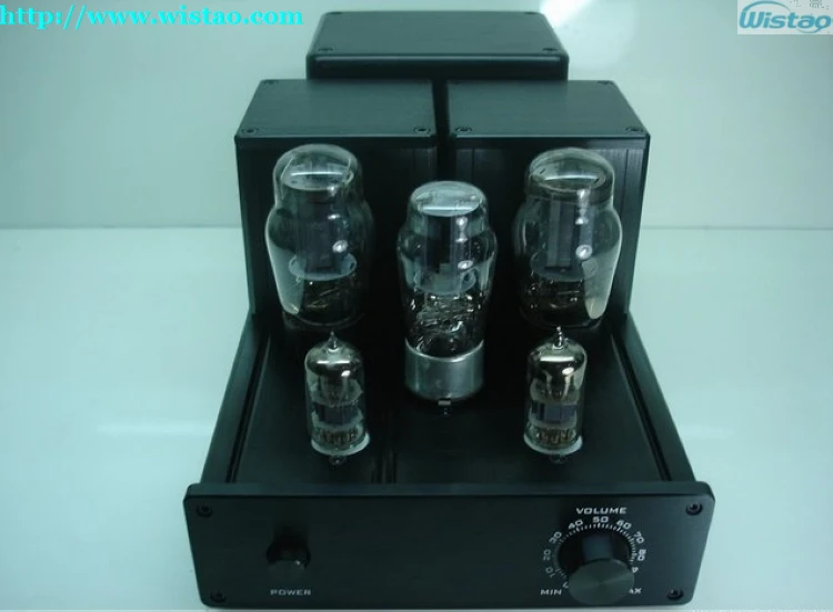 

IWISTAO 2X6.5W HIFI Tube Amplifier Pure Class A 6N3 Pre-amplifier 6P3P Power 5Z3 Rectifier SRPP Pull-Push Circuit Alloy Aluminum