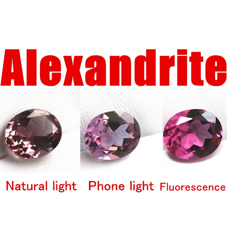 Alexander color change brilliant cut created stone beads faceted for jewelry DIY gems stone loose Cabochon Oval Shape