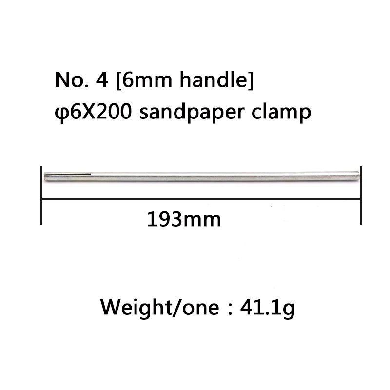 1pcs 6mm Sandpaper Clamp Rod Holder Polishing Rod Screw Head Sanding Holder Root For woodworking Carving Tools