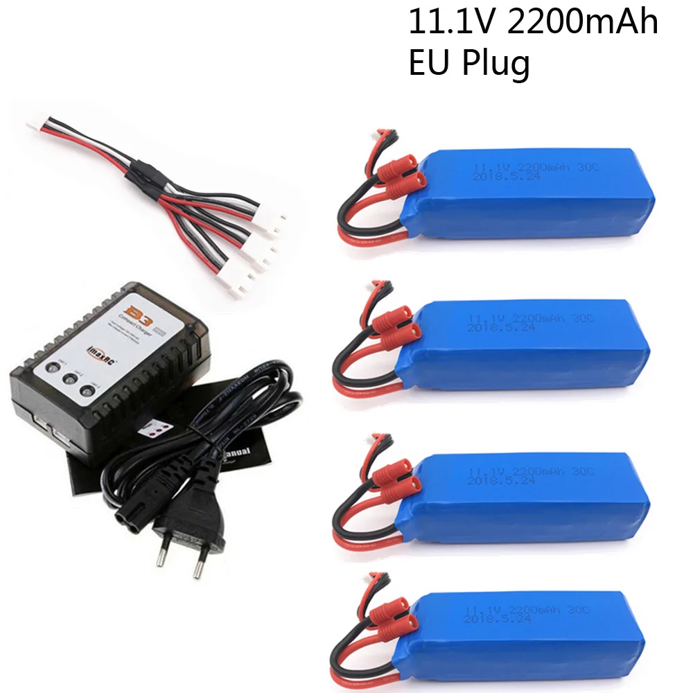 

11.1V 2200mAh battery with charger 3in1 cable for BAYANG BAYANGTOYS X16 X21 X22 RC Quadcopter Spare Parts Banana Battery