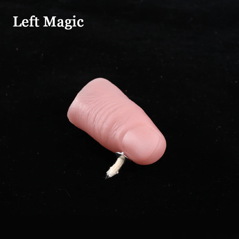 Flaming Thumb Tip Fire Magic Tricks Candle Lite Flame Moving Street Magic Porps Tool Illusion Mentalism Accessories