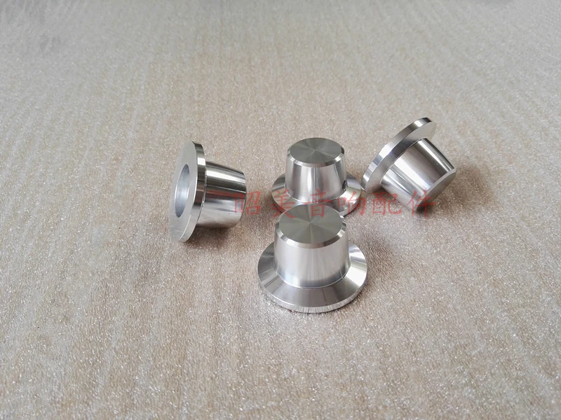 Potenciômetro de volume com amplificador de áudio hifi, diâmetro 38mm, 22mm, em alumínio, botão sólido