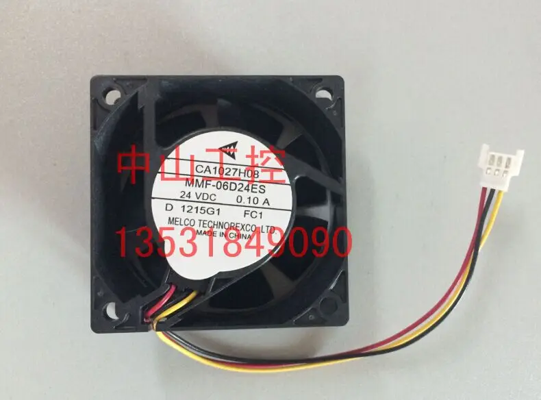 

NEW MELCO CA1027H08 MMF-06D24ES-FC1 cooling fan