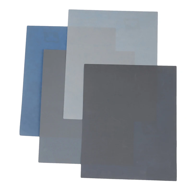 1 pz grana 800-5000 lucidatura a umido e a secco levigatura fogli di carta vetrata abrasiva a umido/a secco finitura superficiale realizzata