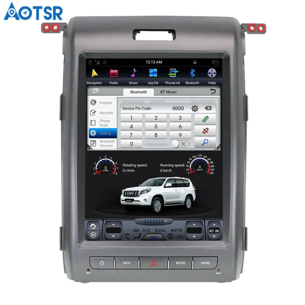 Android 14  GPS Navigation For Ford F150 2009-2014 car multimedia player tape recorder Apple Carplay  Car Radio DSP BT WIFI 4G