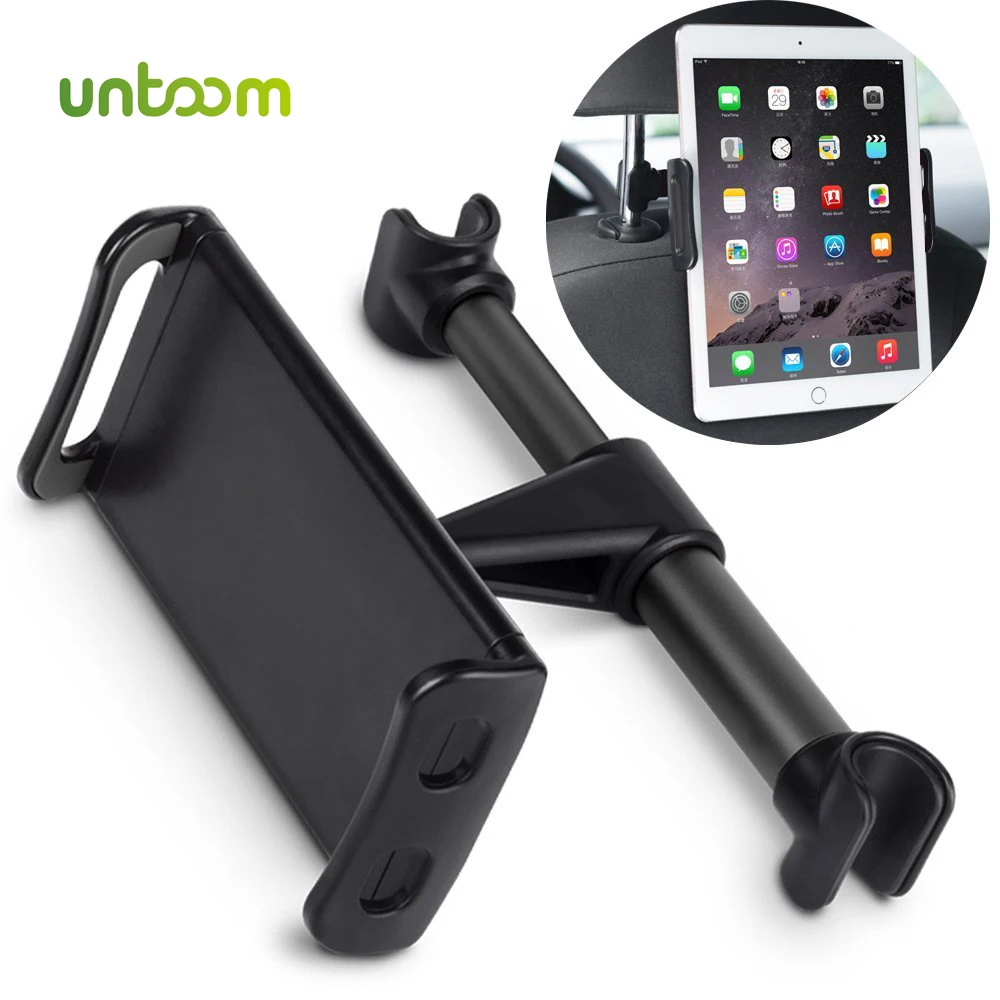 

4-11 inch Alloy Car Phone Holder Back Seat Tablet Bracket 360 Degree Car Holder For iPad Air/Mini/Pro iPhone X/8/8 Plus Note8 S8