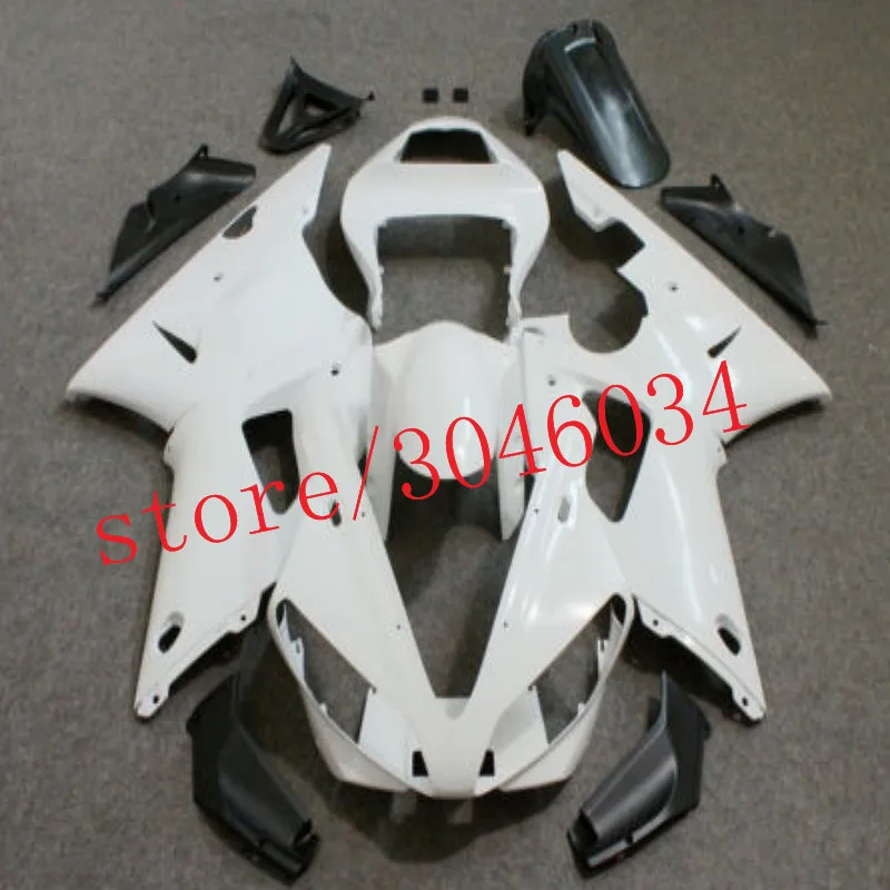 

100% NEW unpaint fairing kit for YZF-R1 00 01 YZF R1 00-01 YZF 1000 R1 2000 2001 pre-drilled holes Fairings Ning