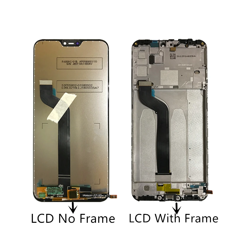 For Xiaomi Mi A2 lite display Touch Screen Digitizer assembly For Xiaomi Redmi 6 Pro/ Mi A2 Lite LCD Display With Frame