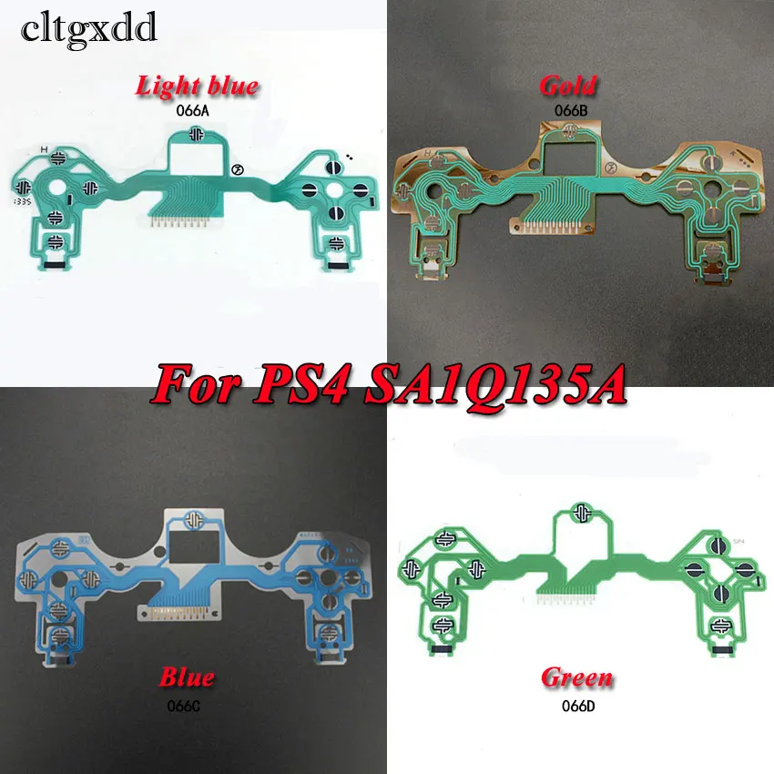 cltgxdd For PS2 PS3 PS4 SA1Q135A JDM-040 030 Controller Conductive Film Buttons Flex Cable for PS4 Slim/Pro Joystick Repair Part