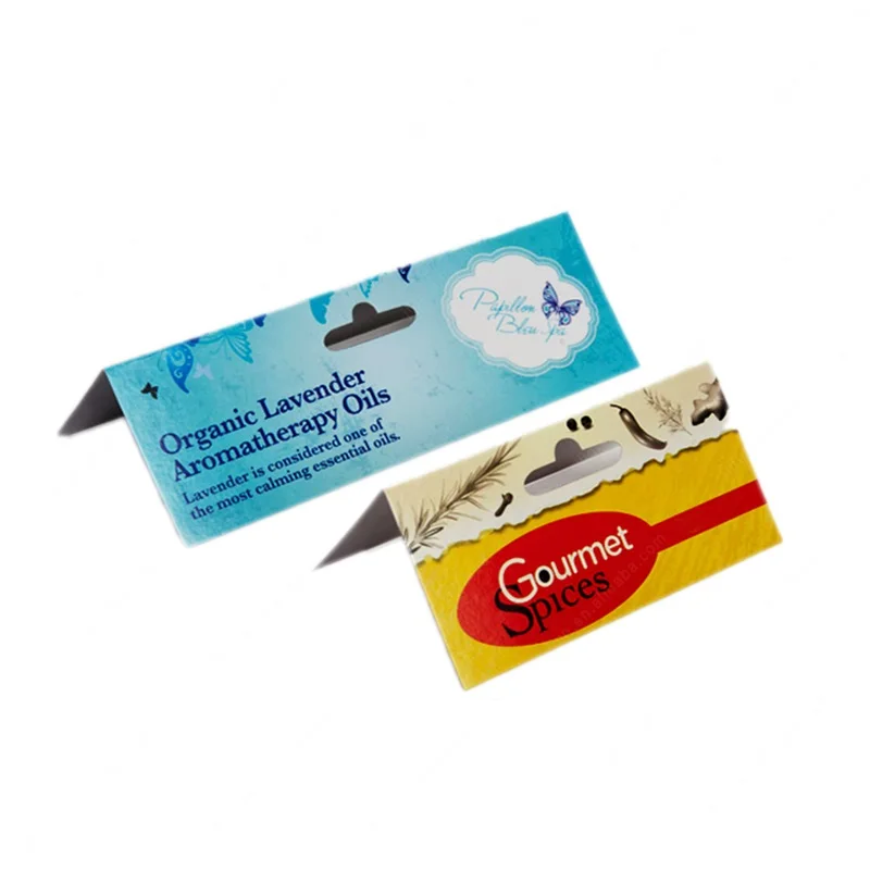 CMYK Printing  hanging card cheap header card wholesale