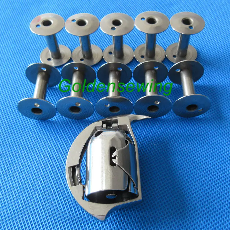 

Shuttle Hook(Closed Frame)&10 Bobbins for ADLER 204 205 JUKI,FERDCO,ARTISAN,CONSEW