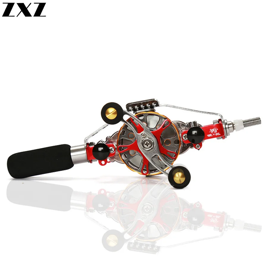 Diy Metal Hollow Reel Automatic Fish Line Reels Spinning Refit Wheel Fishing Vessel Raft Baitcast Casting Reel Left Right Hand