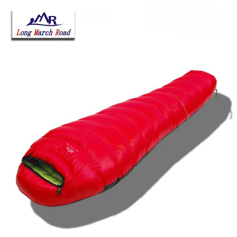 LMR Mummy Style White Goose Down 1500G Filling Ultralight Waterproof Can Be Spliced Sleeping Bag Sac De Couchage Slaapzak