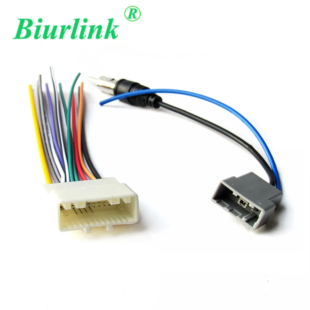 Biurlink For Nissan Qashqai Livina Tiida Car Radio Harness Cable Antenna Adapter