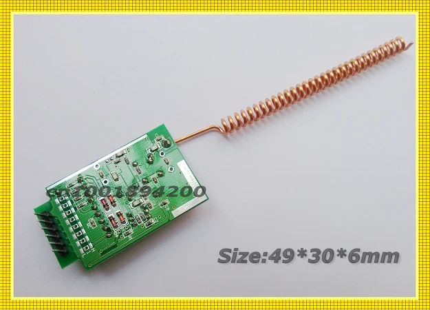 DC9V 4CH Transmitter Module Long Range Remote Control 300-4000m + DC12V 4CH Relay Receiver Learning Code M T L 315/433MHZ